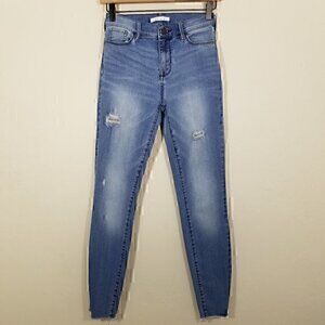 PacSun High Rise Jegging Distressed Stretch Jeans Size 25